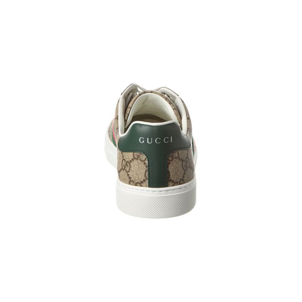 Gucci Ace Gg Supreme Canvas & Leather Sneaker, Green - Picture 3 of 5